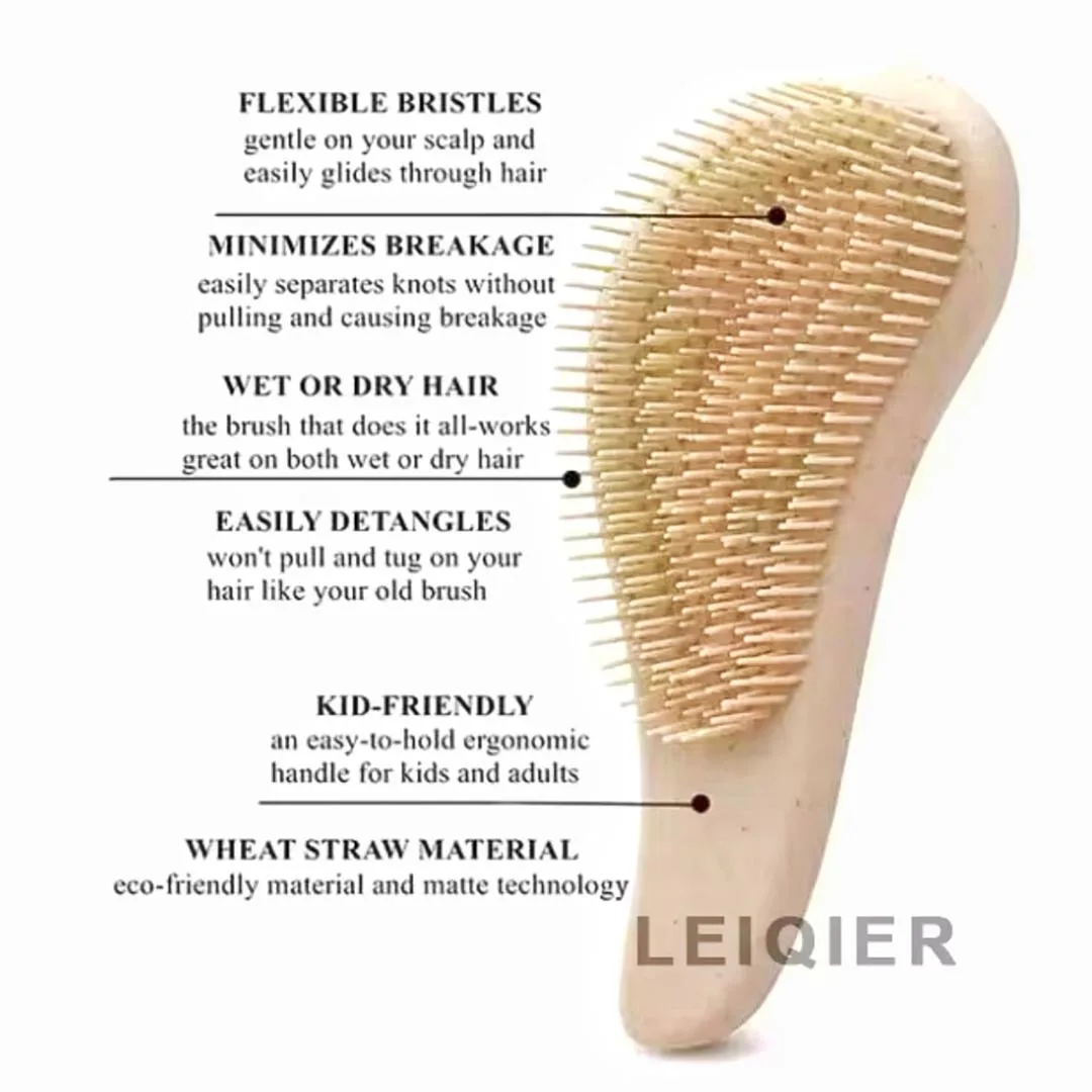 برس مو مدل گره باز کن به همراه شانه مو