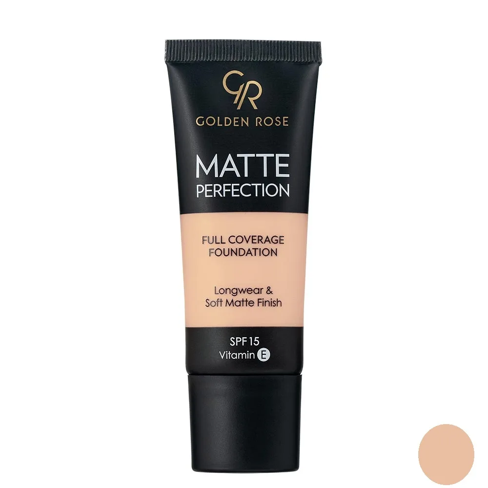 کرم پودر گلدن رز مدل matte perfection شماره c1 حجم 35 میلی لیتر