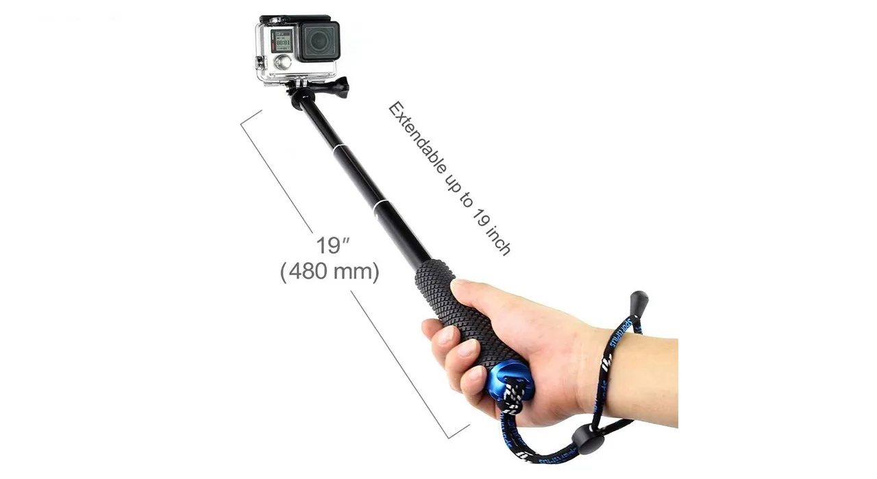 مونوپاد اسپورتز پلاس مدل POLE mini مناسب برای دوربین های ورزشی