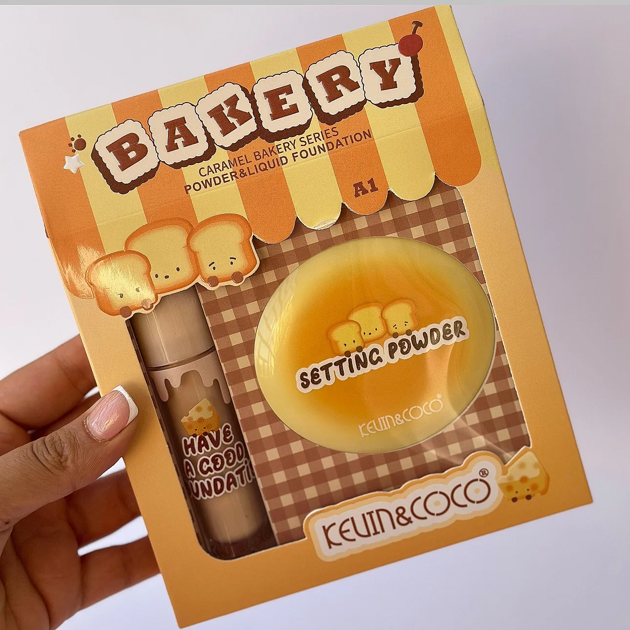 پنکیک کوین اند کوکو مدل bakery شماره 01 کاور بالا به همراه کانسیلر