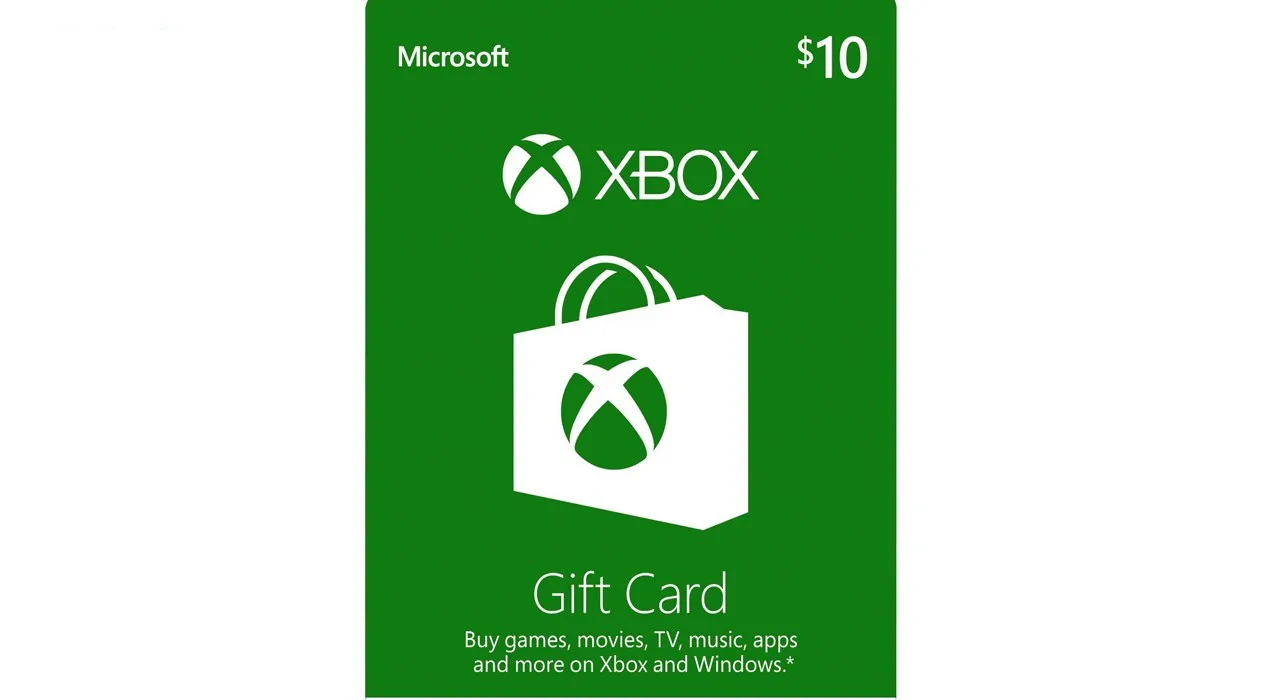 گیفت کار ت 10 دلاری ایکس باکس آمریکا