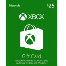 گیفت کارت 25 دلاری ایکس باکس آمریکا