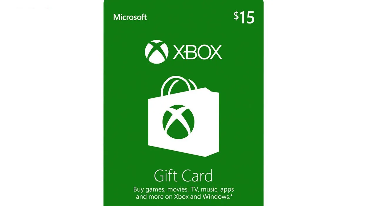 گیفت کارت 15 دلاری ایکس باکس آمریکا