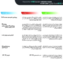 ماسک مـو ارایبا مدل M10 حجم 150 میلی لیتر