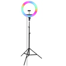 رینگ لایت مدل LJJ-30 RGB-30cm