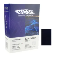 کیت رنگ مو ماگرای شماره MAG 1 حجم 120 میلی‌لیتر رنگ آبی کاربنی