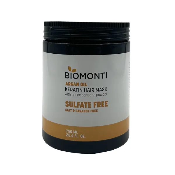 ماسک مو بیومونتی مدل روغن آرگان کراتین حجم 750 میلی لیتر