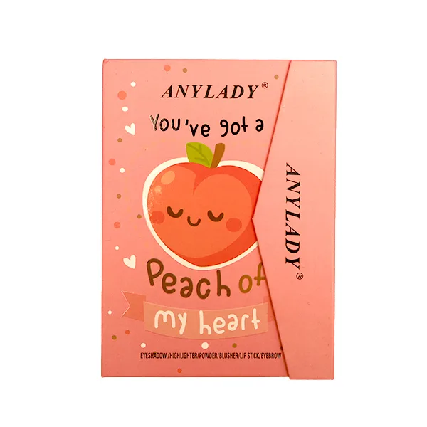 پالت آرایش صورت آنی لیدی مدل peach of my heart شماره 02