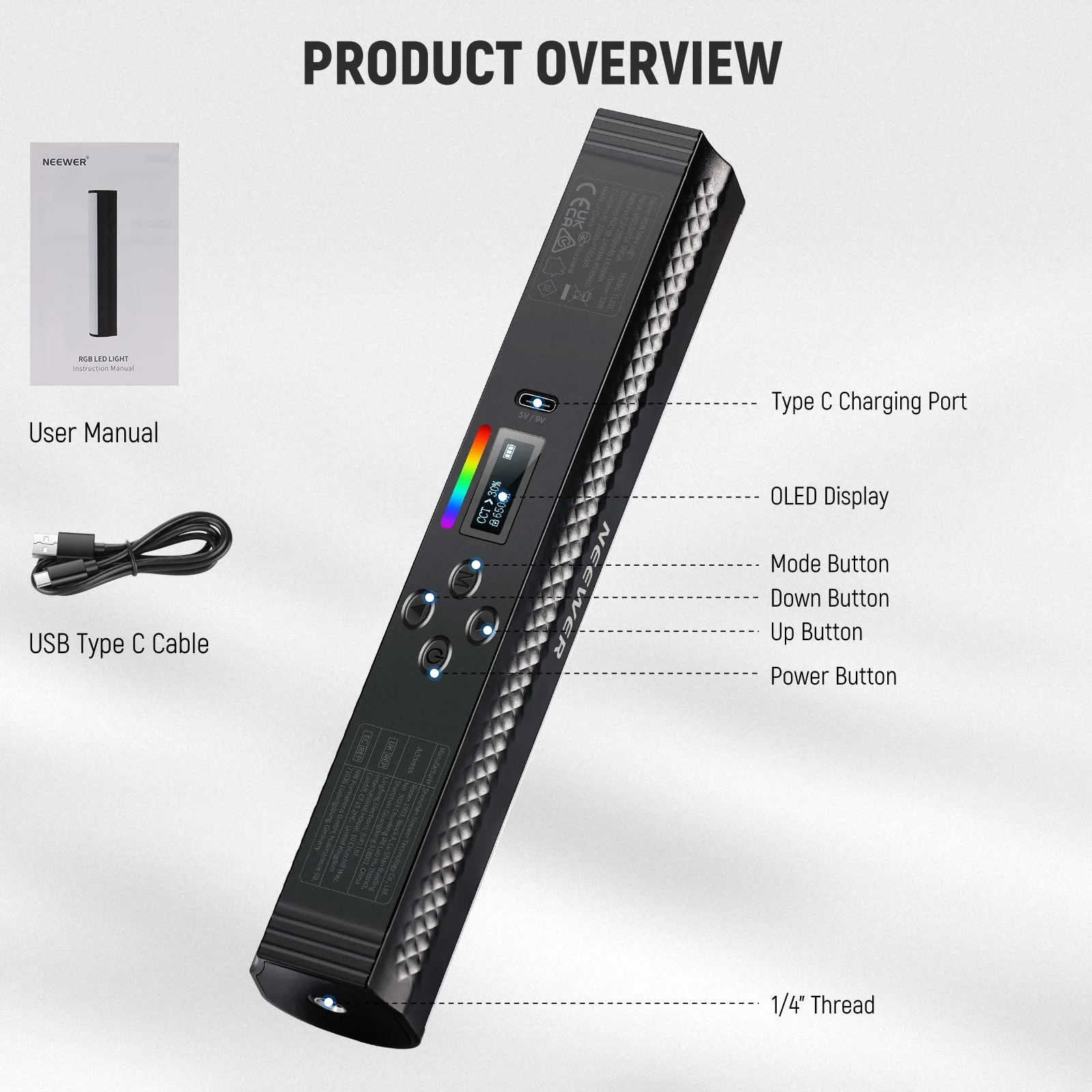 باتوم لایت نیوور مدل TL21c