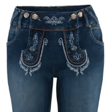 شلوارک جین زنانه والدشوتز مدل trachtenjeans