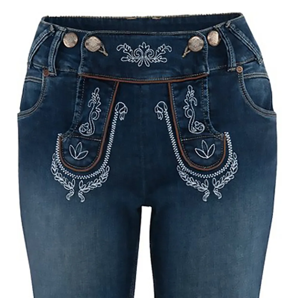 شلوارک جین زنانه والدشوتز مدل trachtenjeans
