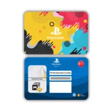 گیفت کارت بدون اعتبار اولیه پلی استیشن پلاس مدل PlayStation Plus Essential 3M