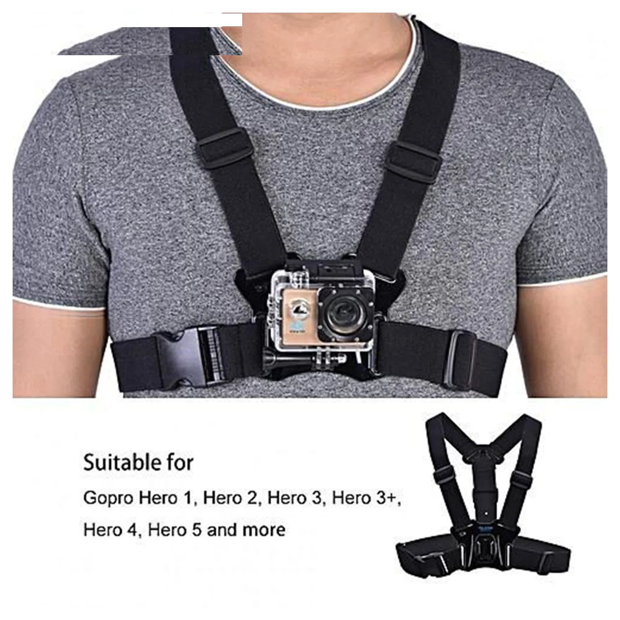 ماونت جلیقهای مدل Chest Mount Harness مناسب برای GoPro/ EKEN