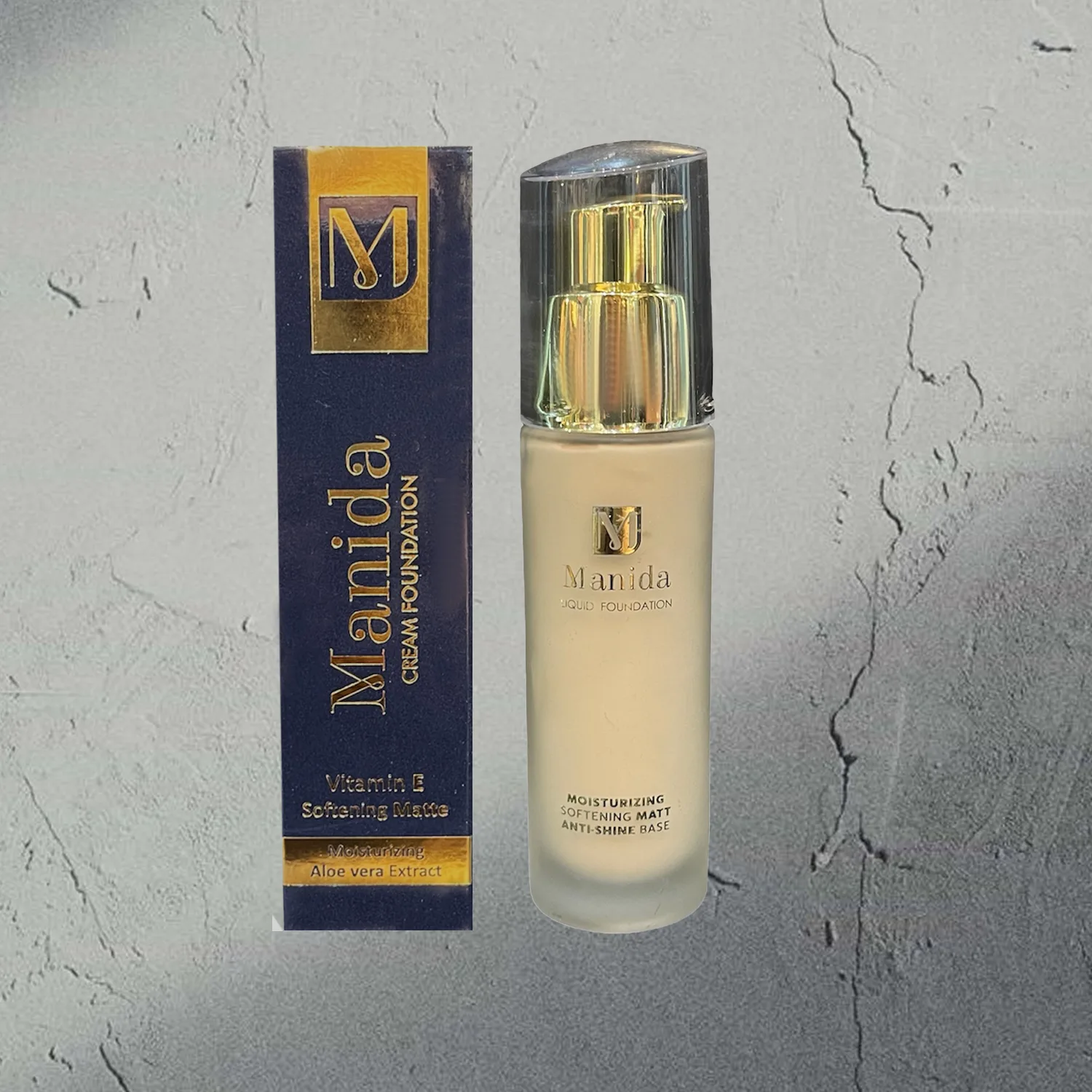 کرم پودر مانیدا مدل ANTI SHINE شماره 105 حجم 35 میلی لیتر