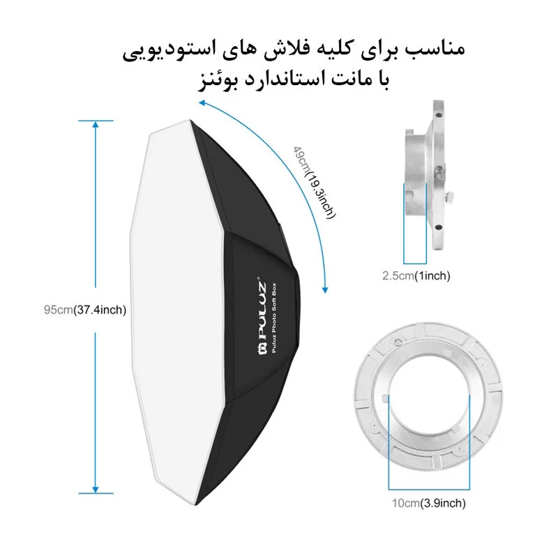 نور ثابت ال ای دی پلوز مدل Dual Color Temperature 150W KIT