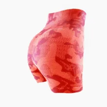 شلوارک ورزشی زنانه نویابی مدل چریکی رنگ قرمز