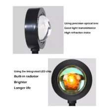 نور ثابت ال ای دی مدل Sunsety Lamp RGB