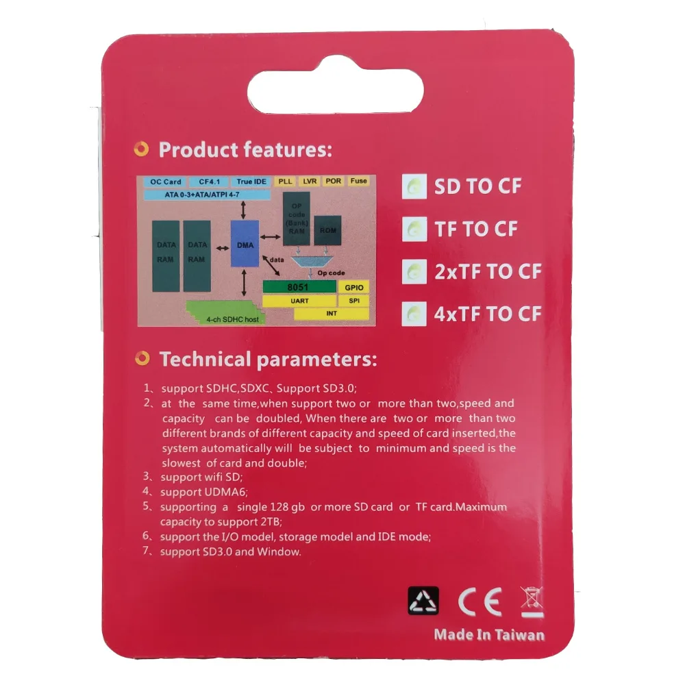 آداپتور کارت حافظه مدل Micro SD to CF