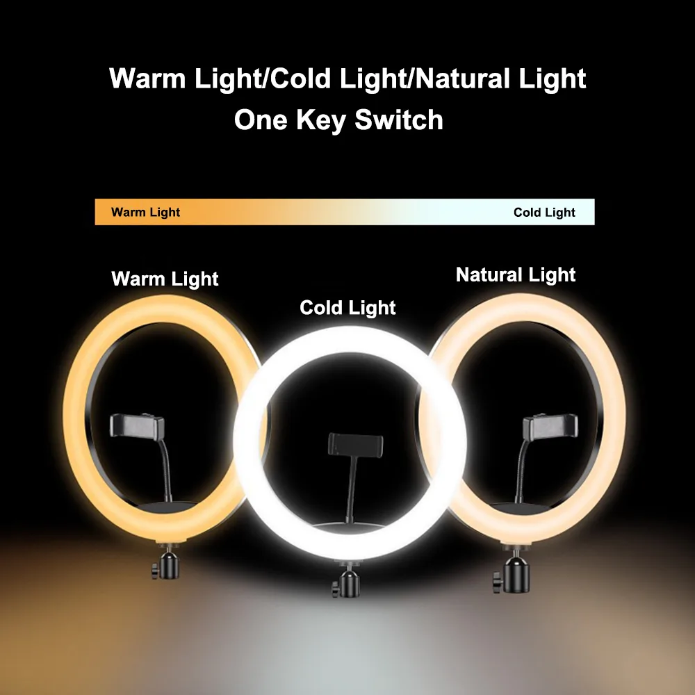 رینگ لایت مدل MJ26-RGB