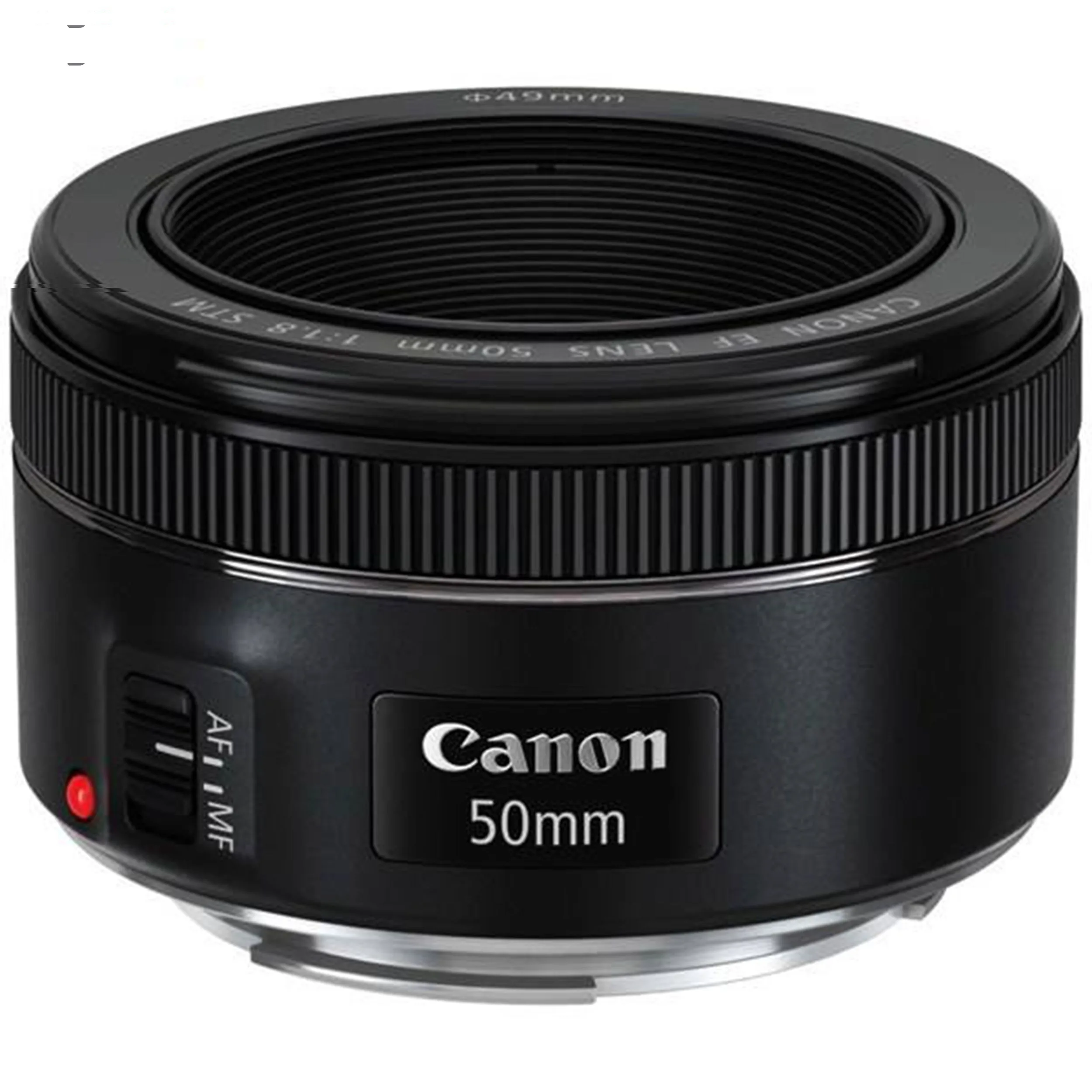 لنز کانن مدل EF 50mm f/1.8 STM به همراه فیلتر لنز یو وی 49 کانن