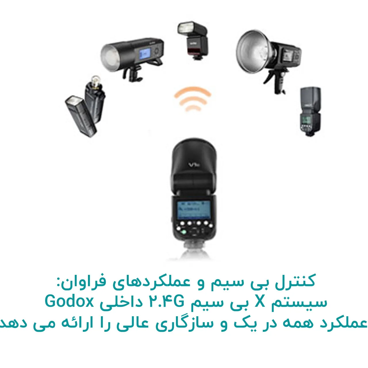 فلاش دوربین گودکس مدل V1S