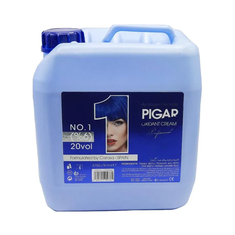 اکسیدان پیگار مدل 1 شش درصدی حجم 4000 میلی لیتر