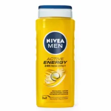 شامپو بدن نیوا مدل Active Energy  با رایحه کافیین مناسب برای انواع پوست حجم 500 میلی لیتر