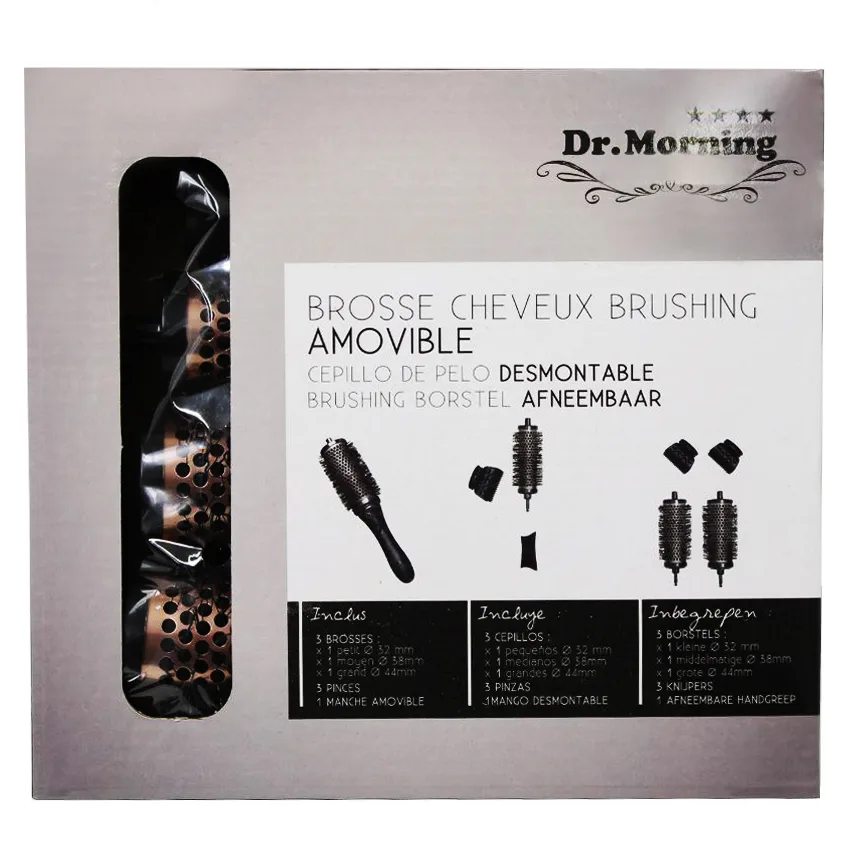 ست برس مو دکتر مورنینگ کد RE74 مجموعه 6 عددی