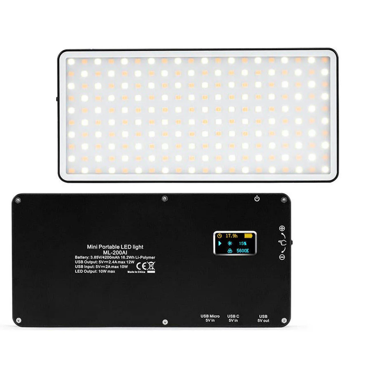 نور ثابت ال ای دی مکس لایت مدل ML-200AI کد 196