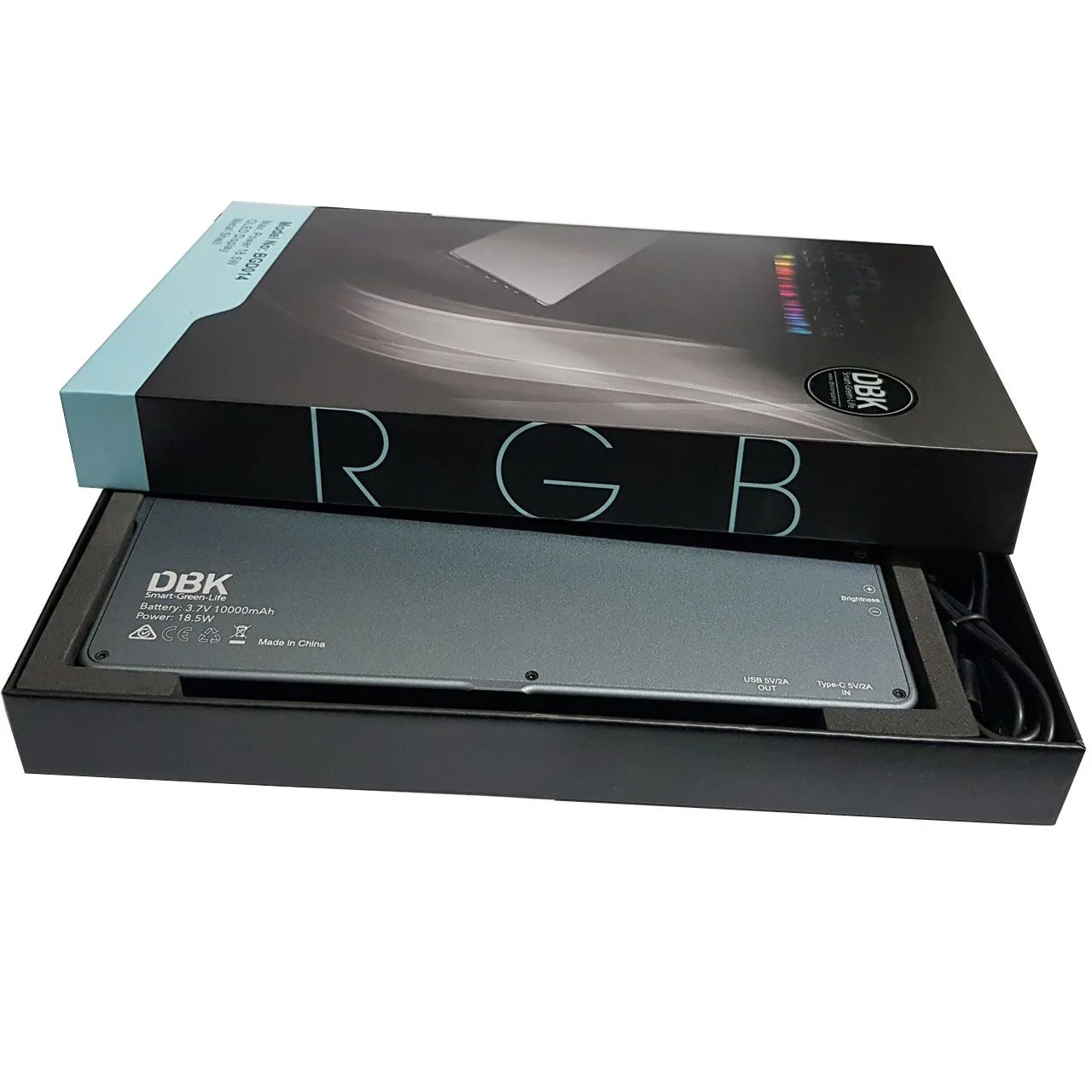 نور ثابت ال ای دی دی بی کی مدل bg 014 rgb 18.5