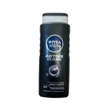 شامپو بدن نیوا مدل Active Clean24 با رایحه زغال بامبو مناسب برای انواع پوست حجم 500 میلی لیتر