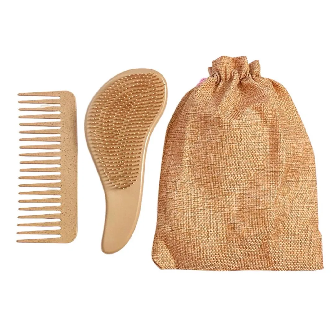 برس مو مدل گره باز کن به همراه شانه مو