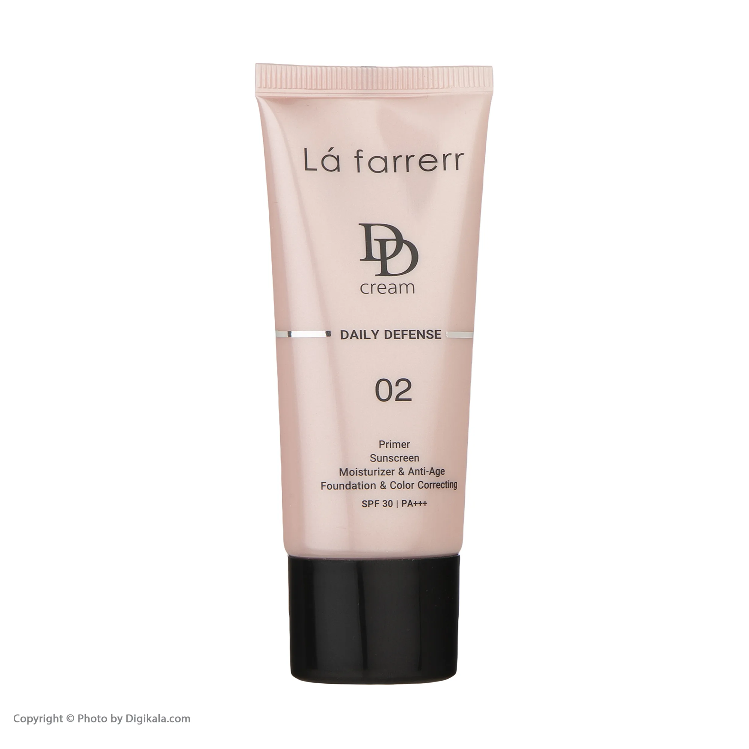 دی دی کرم رنگی لافارر مدل SPF 30 02 مناسب انواع پوست حجم 33 میلی لیتر