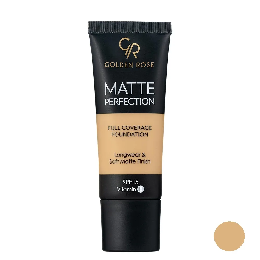کرم پودر گلدن رز مدل Matte Perfection شماره W7 حجم 35 میلی لیتر