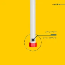 نور ثابت ال ای دی چیکولایت مدل M50 Orange-D