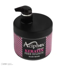 ماسک ترمیم کننده مو اسیفکس مدل Keratin مناسب برای انواع مو حجم 500 میلی لیتر