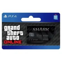 گیفت کارت 100,000 اعتباری مدل GTAV100PS رد شارک