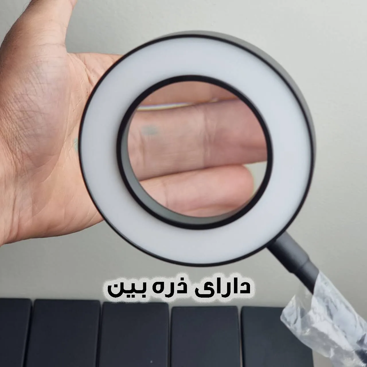 رینگ لایت مدل ذره بین کد 12W-360 ROTATABLE