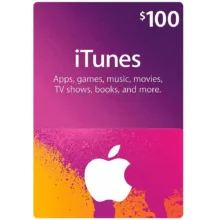 گیفت کارت 100 دلاری ایتونز  مدل APP