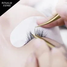 پنس مژه رزالی فیوره مدل TOPX04 به همراه انبر اکستنشن مژه