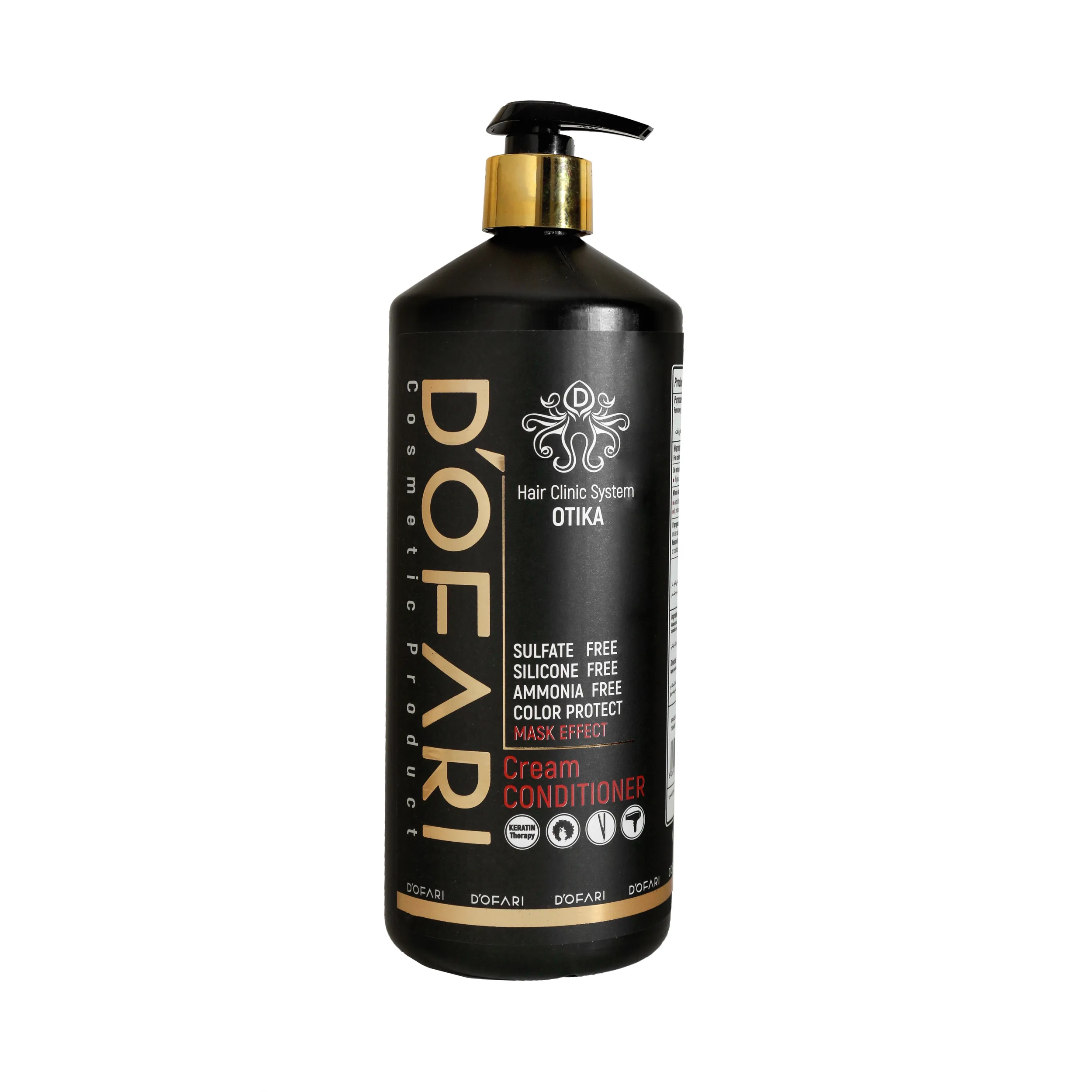 شامپو مو دوفاری مدل sulfate free حجم 1000 میلی لیتر به همراه نرم کننده مو دوفاری حجم 1000 میلی لیتر