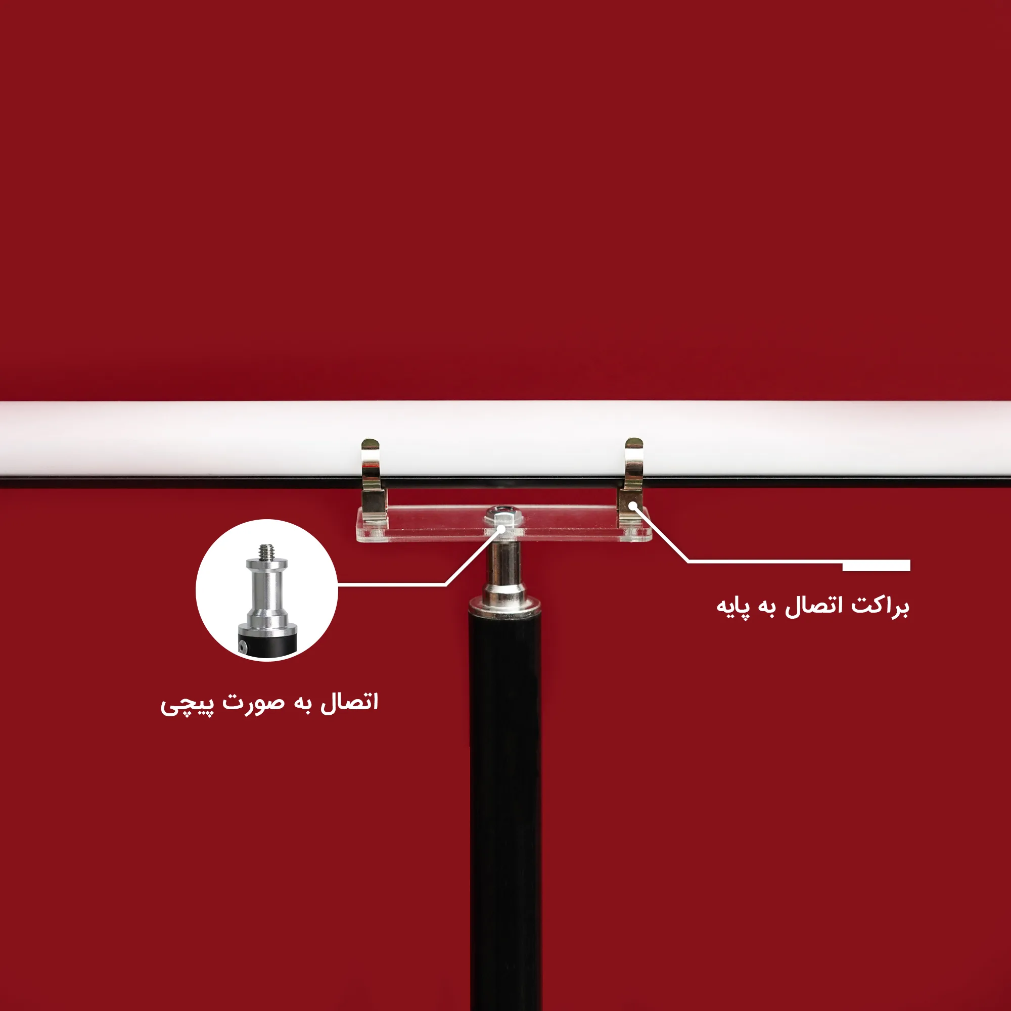 نور ثابت ال ای دی چیکولایت مدل M100 Red-D