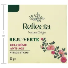 کرم ژل صورت و گردن رفلکتا مدل Reju Verte مناسب برای پوست های دارای چروک سطحی حجم 50 میلی لیتر