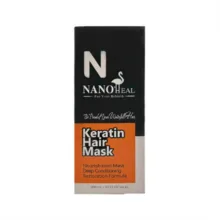 ماسک مو نانو هیل مدل keratin حجم 300 میلی لیتر