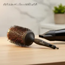 برس مو هوبش مدل گرد سرامیکی حرارتی