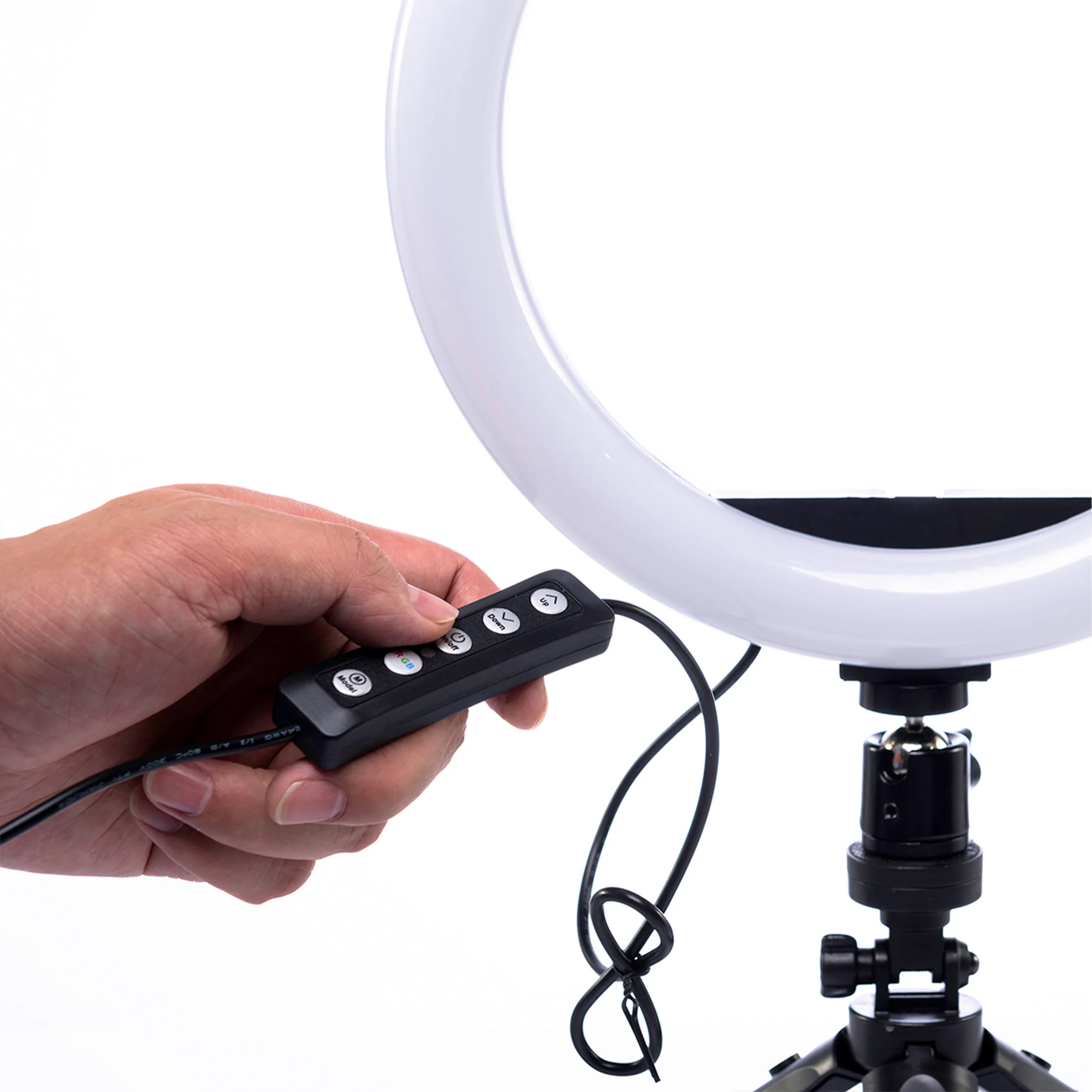 رینگ لایت مدل LJJ-26 RGB-26cm