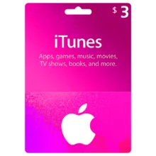 گیفت کارت 3 دلاری آیتونز مدل ITU003