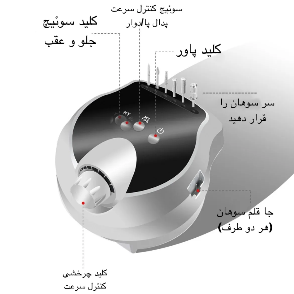 سوهان برقی مدل XSUV-202PLUS
