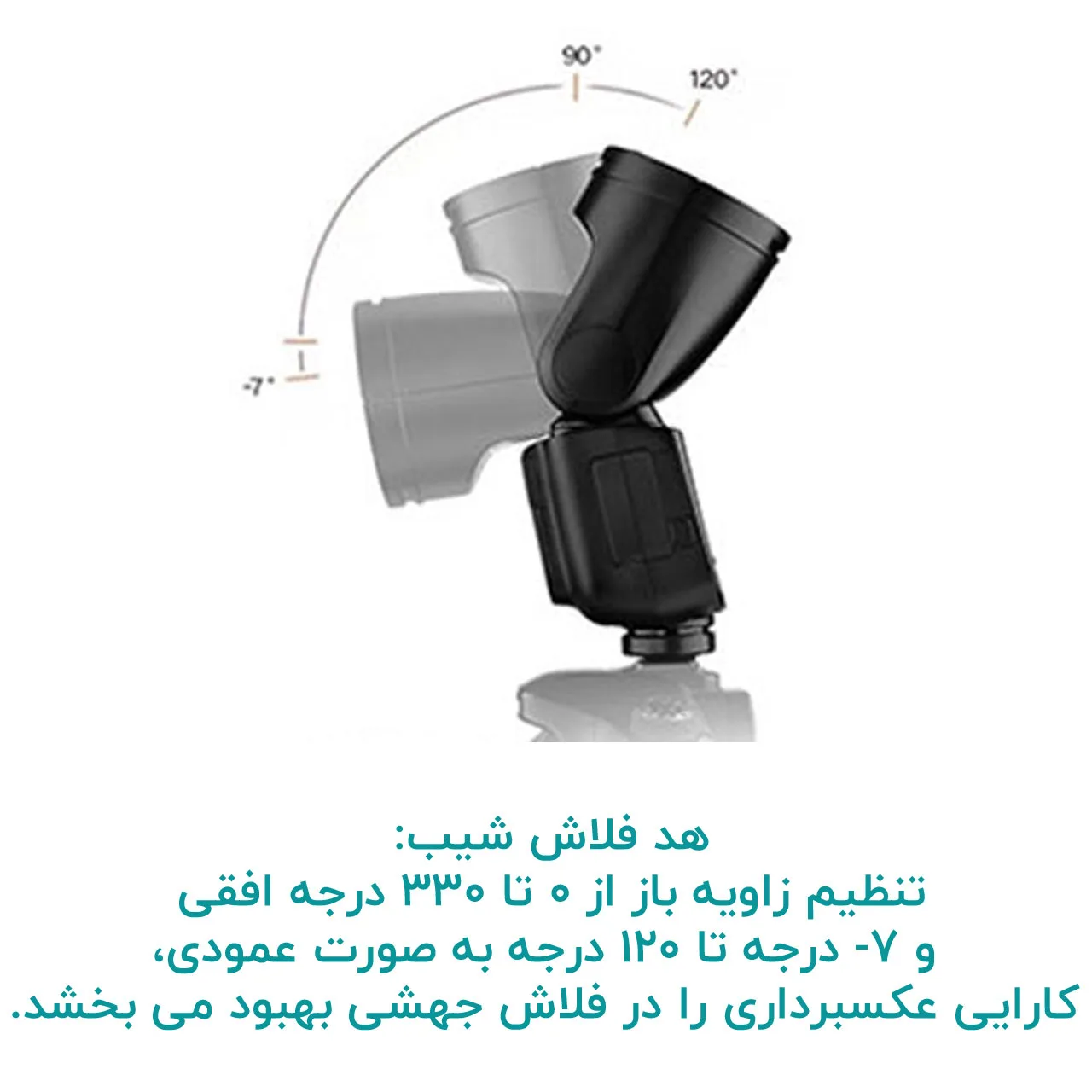 فلاش دوربین گودکس مدل V1S