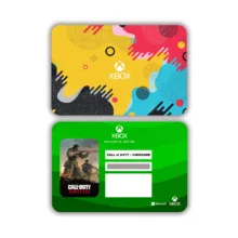 گیفت کارت بدون اعتبار اولیه ایکس باکس مدل XCODV